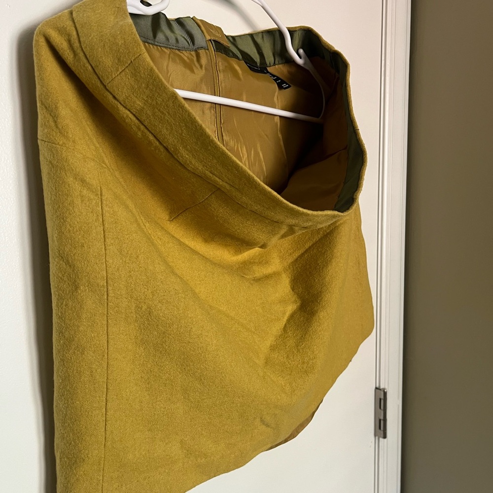 Willi Smith Mustard Mini Skirt